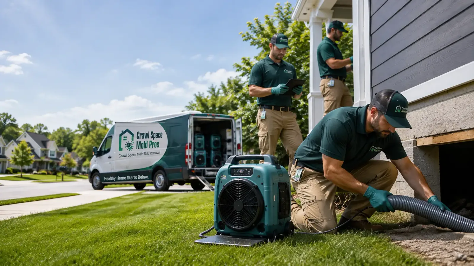 Crawl Space Mold Removal in Jacksonville, IL